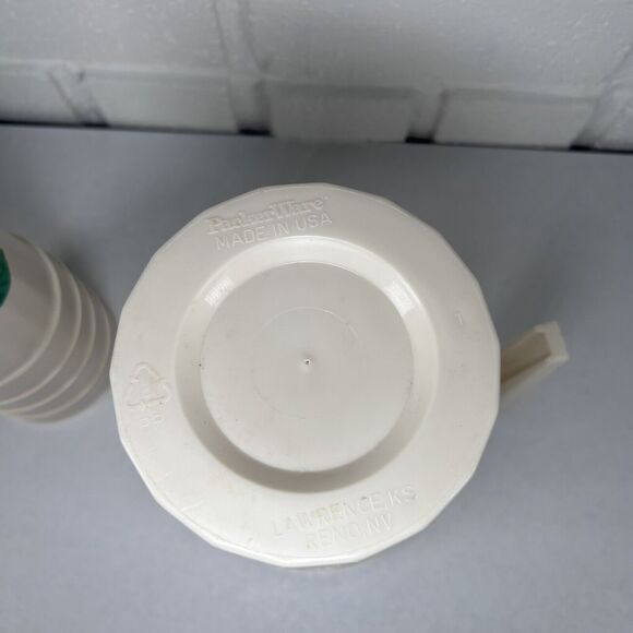 Vintage Packerware Pitcher And 4 Cups Cottagecore Country Fruits - Picture 7 of 9